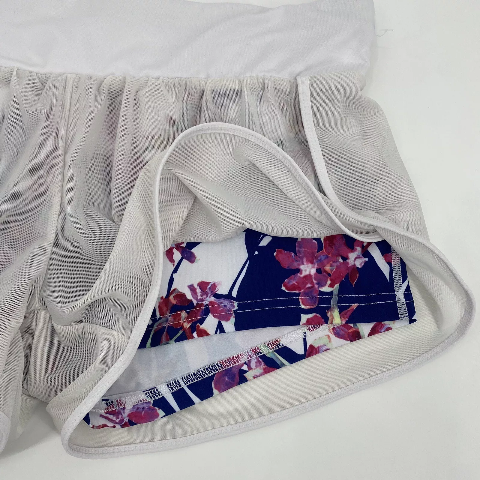 fabletics renata floral mesh active running athletic shorts
