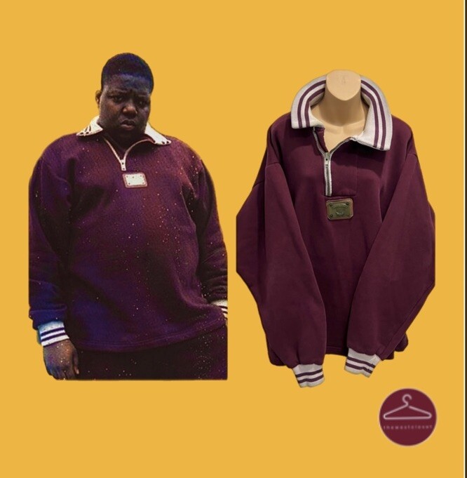 Karl Kani Biggie Smalls Vintage Rare Archival Grail Sweatshirt