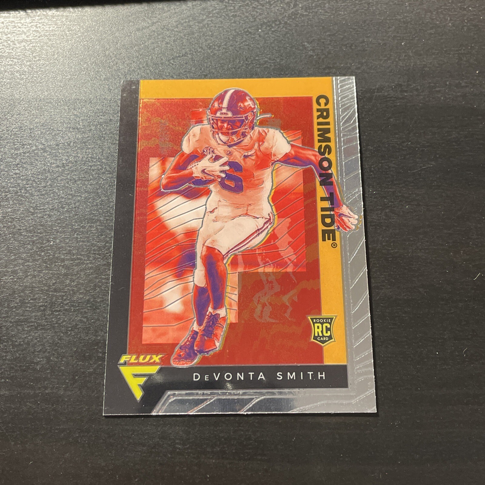 Football Card -- 2021 Panini Chronicles Flux Draft Picks #237 DeVonta Smith RC