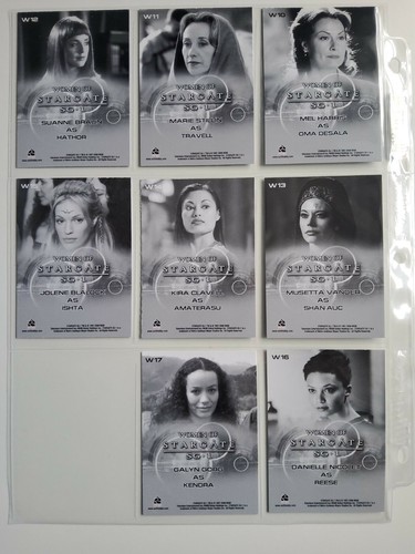 Stargate SG1 Seasons 10 Women of Stargate (Set of 17 Cards RARE) - Picture 4 of 4