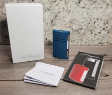S.T. Dupont Lighter MaxiJet Petrol Blue Color NIB
