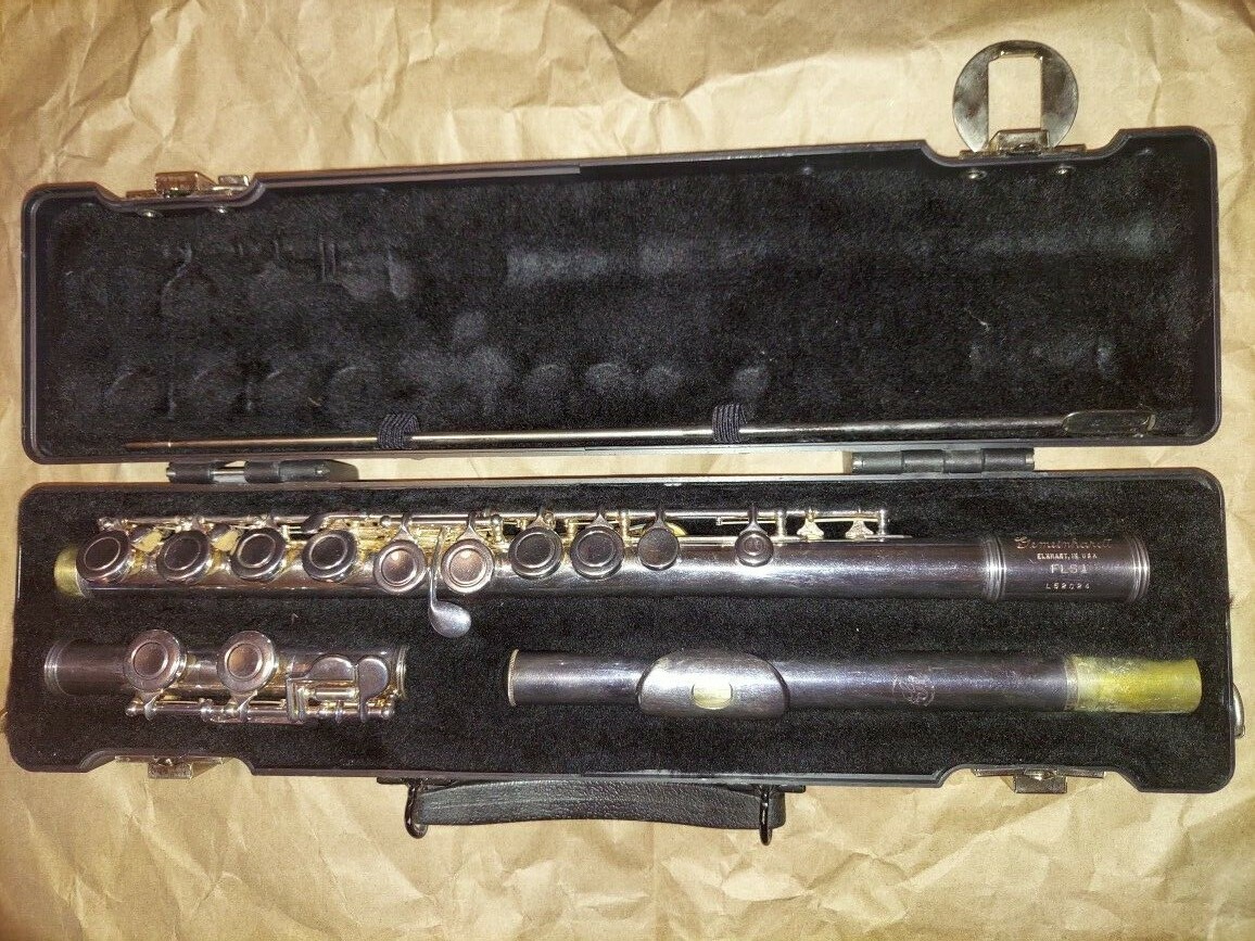 Madein USA 美品 Gemeinhardt フルート Vintage Gemeinhardt Sterling Silver Plated M2 Flute c.1966