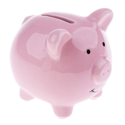 Clear Novelty Plastic Piggy Bank Coins Money Box Kids Saving Pig Toy Gift US