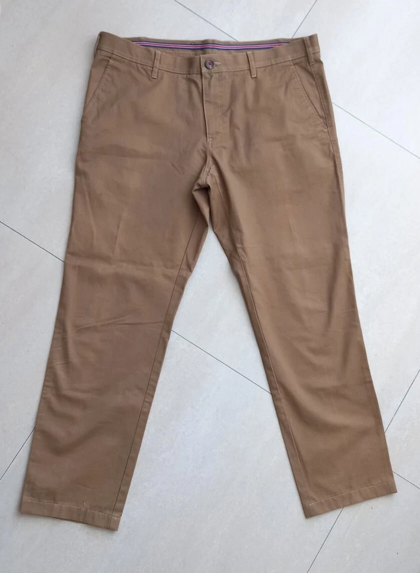 Louis Philippe Brown Men Pants - Perfect Condition - Size 38 Waist -  Trousers