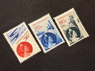 NETHERLANDS 1933 Welhelmina Airmail Stamps MNH Reproduction Stamp sv