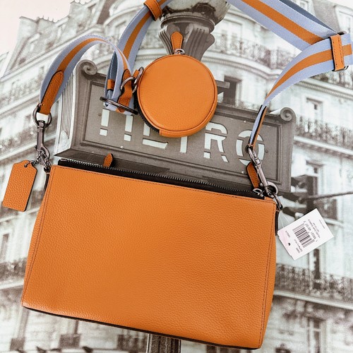 Coach C8290 Holden Crossbody With Diary Embroidery In Gunmetal/Penny Multi - Bild 3 von 9