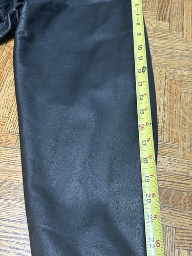 Auténtica chaqueta de cuero negra Harley Davidson para motocicleta motociclista para mujer X-L Snap - Imagen 19 de 19