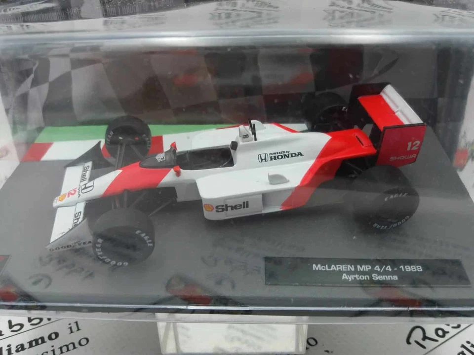 DIE CAST 1/43 " MCLAREN MP 4/4 - 1988 AYRTON SENNA " F1 COLLECTION 1/43 - Immagine 2 di 2