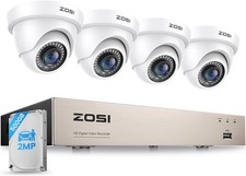 ZOSI 3K Lite 8CH Security Camera System AI Detect with 500GB for 24/7 Recording
