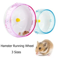 Veyro Living Hamster Running Disc Silent Exercise Wheel Small Pet Toy Clear