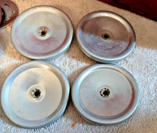  5 SALE SET OF 4 2 INCH WHEELS A.C. GILBERT ERECTOR SET CADMIUM PLATE