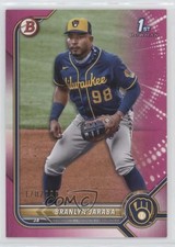 2022 Bowman Prospects Fuchsia Border 170/299 Branlyn Jaraba #BP-15 0m4q