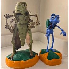 Disney Pixar A Bugs Life Hopper and Heimlich Action Figures Toy Set
