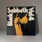 Vintage Black Sabbath Vol 4 LP Vinyl 12" 33 RPM Warner Bros. Records Rock Album