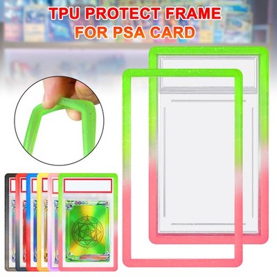 Gradient Slab Bumper Guard Protector Skin TPU Stackable For PSA Graded Cards