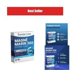 Santarome Bio Magnésium Marin 360 mg + Vitamine B6 Anti-Fatigue 45 Comprimés