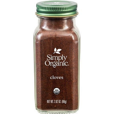 Organic Ground Cloves 2.82 oz, Kosher Spices, Pungent Aroma, Bittersweet