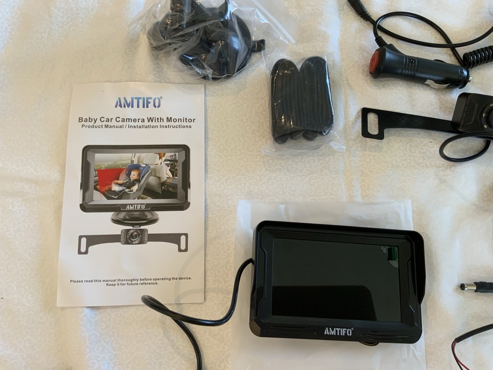 AMTIFO Car Baby Monitoring System HD Display