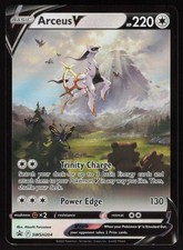 pokemon arceus v card SWSH204 with Mount Coronet looming in the background 2022 Pokemon Japanese S Promo