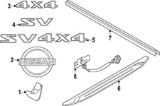 Genuine Nissan Truck Bed Molding 76999-9bu5a