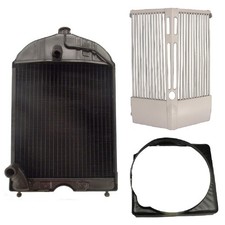 86551430 Restoration Quality Radiator Grill Shroud Set Fits Ford 2n 8n 9n