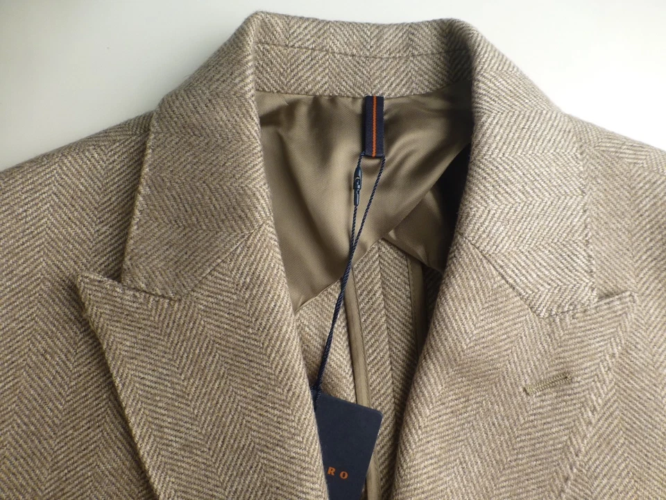 Montedoro Blazer 50/40 Nuevo Alpaca Italia Chaqueta Slowear Abrigo Deportivo Nuevo con Etiquetas Foto 2 de 4