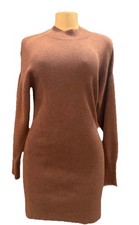 Abercrombie & Fitch Light Brown Mock Neck Sweater Dress Size SX
