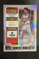 2023-24 Panini Contenders - Anfernee Simons #54 Conference Finals Ticket /75