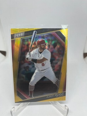 Albert Pujols 2023 Panini Nat. Sports Collectors Convention VIP Party Gold #/10
