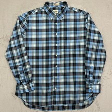 Gitman Bros Plaid Kashmyl Flannel Cotton Button-Down Shirt XXL Made in USA trad