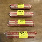 4 Rolls Wheat Pennies 1935 1936 1937 1939 Mixed Mints 200 Coins
