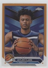 2023-24 Topps Chrome Orange Refractor 15/25 Jaylen Clark #49 0g4t