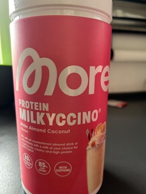 More nutrition milkyccino white almond coconut