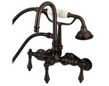 Kingston Brass AE7T5 Clawfoot Tub Faucet w/ handshower Oil Rubbed Bronze BONUS