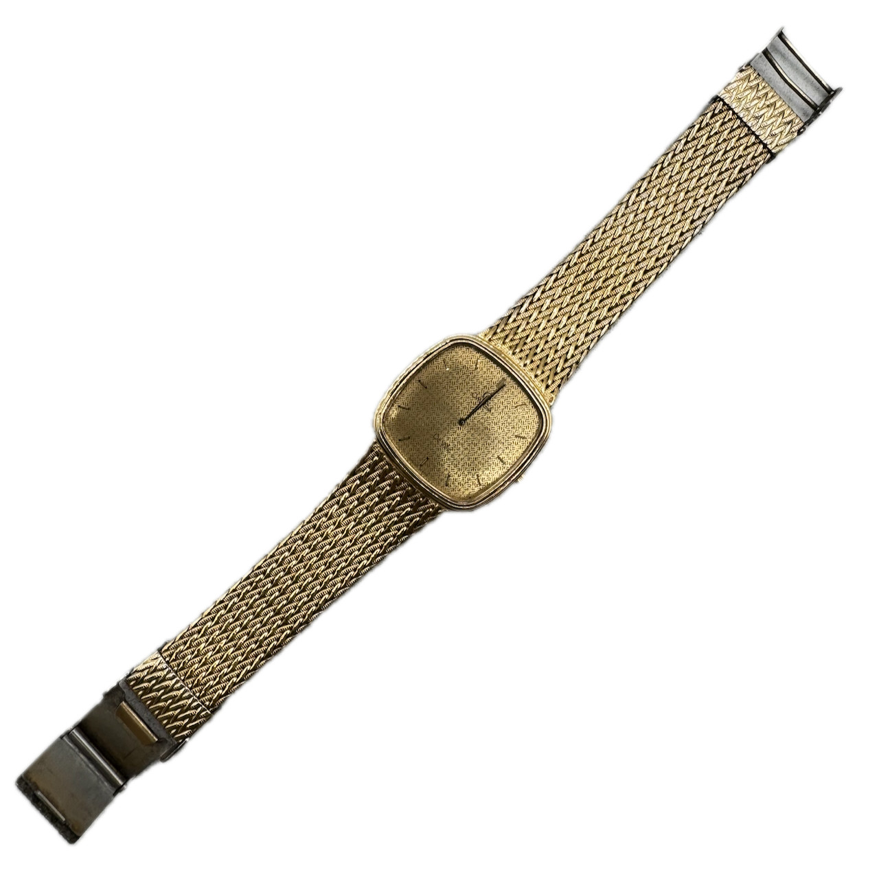 Vintage 30mm Omega 191.0189 De Ville Men's Quartz Wristwatch 1377 Swiss 10k RGP