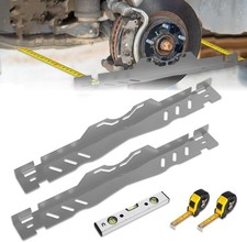 2-pack Wheel Alignment Tool With Tape Measures And Spirit Levelheavy Duty Toe