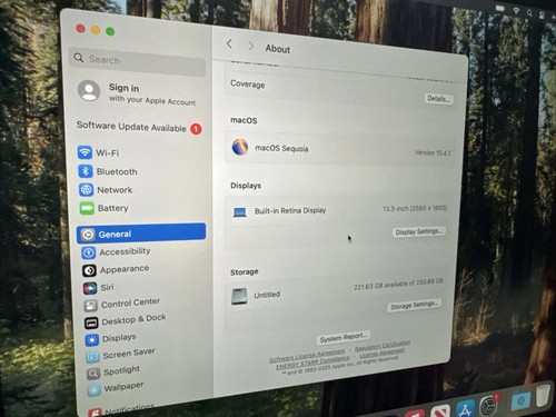 2020 Apple MacBook Air, 13in Core i3 1.1 GHz 8GB RAM 256GB SSD Gray - Afbeelding 10 van 12