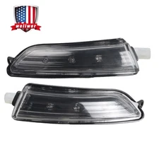 Smoked Sequential Amber LED Side Mirror Signal Lights for 2011-2023 Chrysler 300