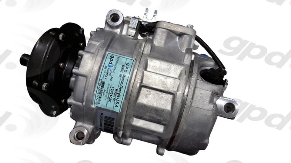 Compresor de aire acondicionado 6512500 Global Parts Distributors para Volkswagen Touareg 07-09 Foto 2 de 4