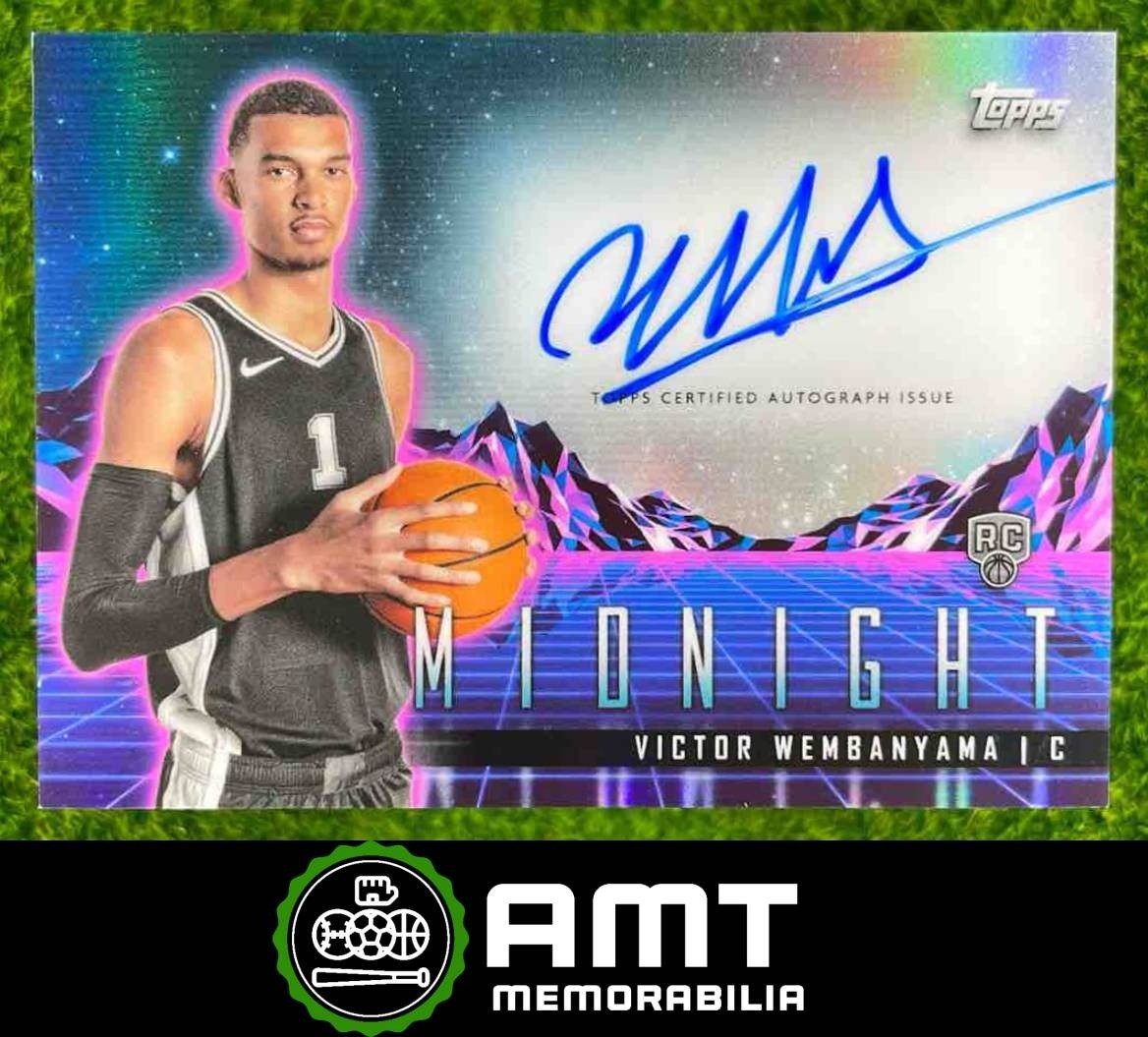 Victor Wembanyama RC Auto 2023-24 Topps Midnight Horizon San Antonio Spurs