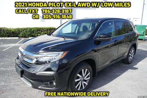 2021 Honda Pilot EX-L AWD  🔥 FREE DELIVERY! 🔥  Call 786-328-3187