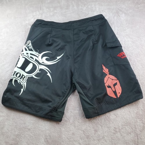 WOD Warrior MMA Crossfit Active Shorts Uomo Taglia 36 Dettaglio Ricamato Patch - Foto 11 di 24