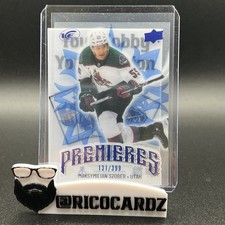 2024-25 Upper Deck Ice Maksymilian Szuber - Utah #174 Ice Premieres BLUE /399