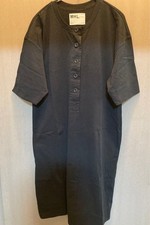 MARGARET HOWELL MHL. Cotton Short Sleeve Dress Black Size 2 Made In Japan