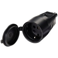 Martin Kaiser 552/Sw Schutzkontaktkupplung Pvc 250 V Schwarz IP44