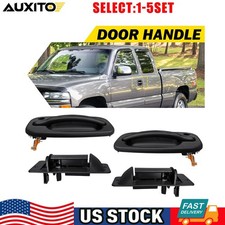 Black Textured Door Handles Fit 99-07 Chevy Gmc Extended Cab Pickup 4-20x Black Textured Door Handles Fit 99-07 Chevy Gmc Extended Cab Pickup 4-20x
