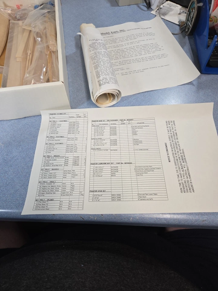 Model Shipways New York Pilot Boat Phantom 1868 - Wood -  New Boxed - Kit # 2027 - Image 4 of 4