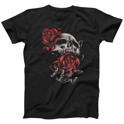 トップス YSTRDY'S TMRRW BAGGY TEE LS Skull Roses YSTRDY'S TMRRW BAGGY TEE LS Skull Roses（Skull and Roses