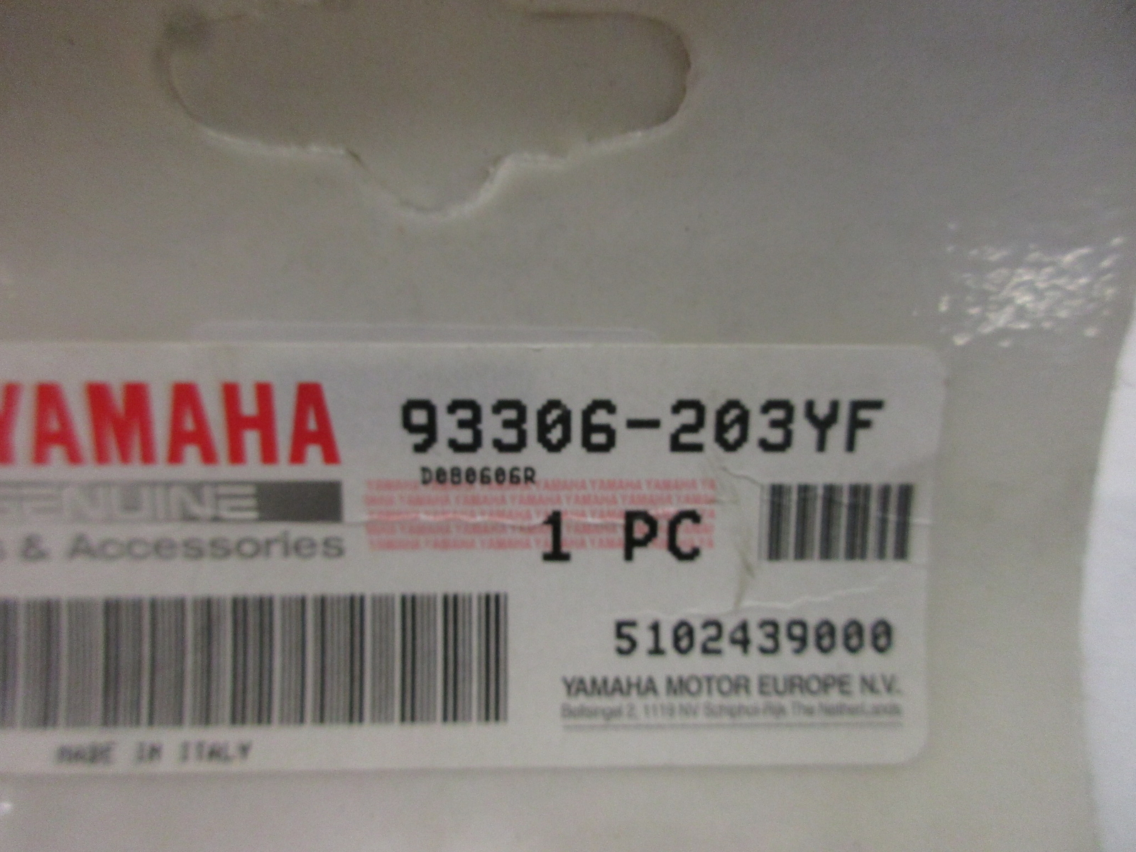 Ball Bearing 93306-203YF D1760. Yamaha YQ 50 Aerox Cs 50 Transmission ...