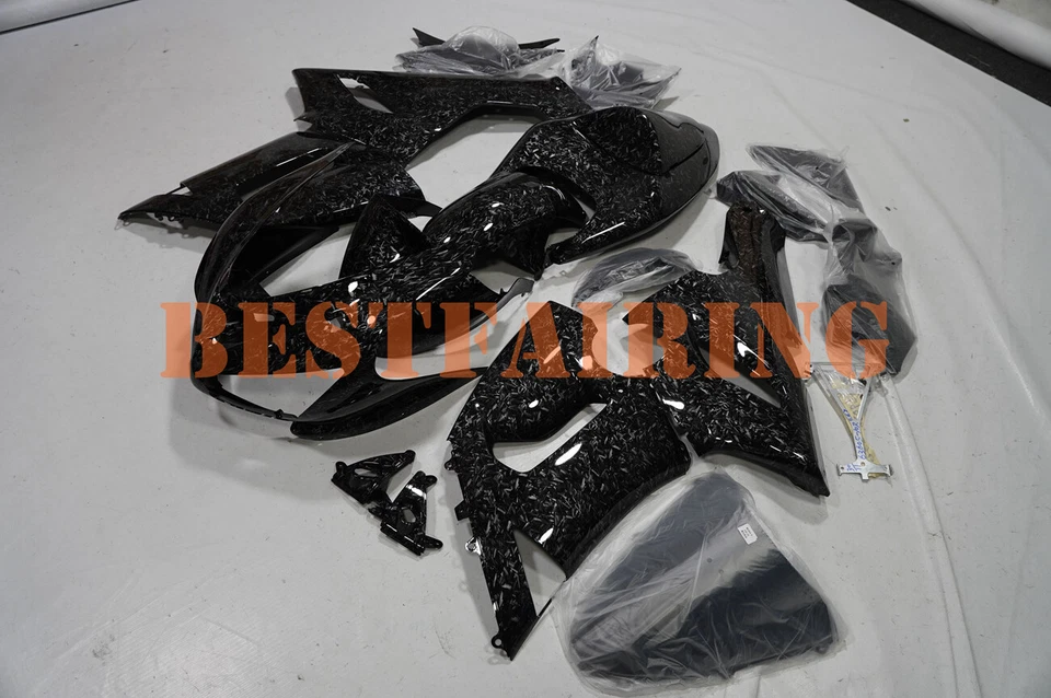 Kit de carenado pintado de fibra de carbono forjado para Kawasaki Ninja ZX6R 2005-2006 ZX 636 Foto 2 de 4